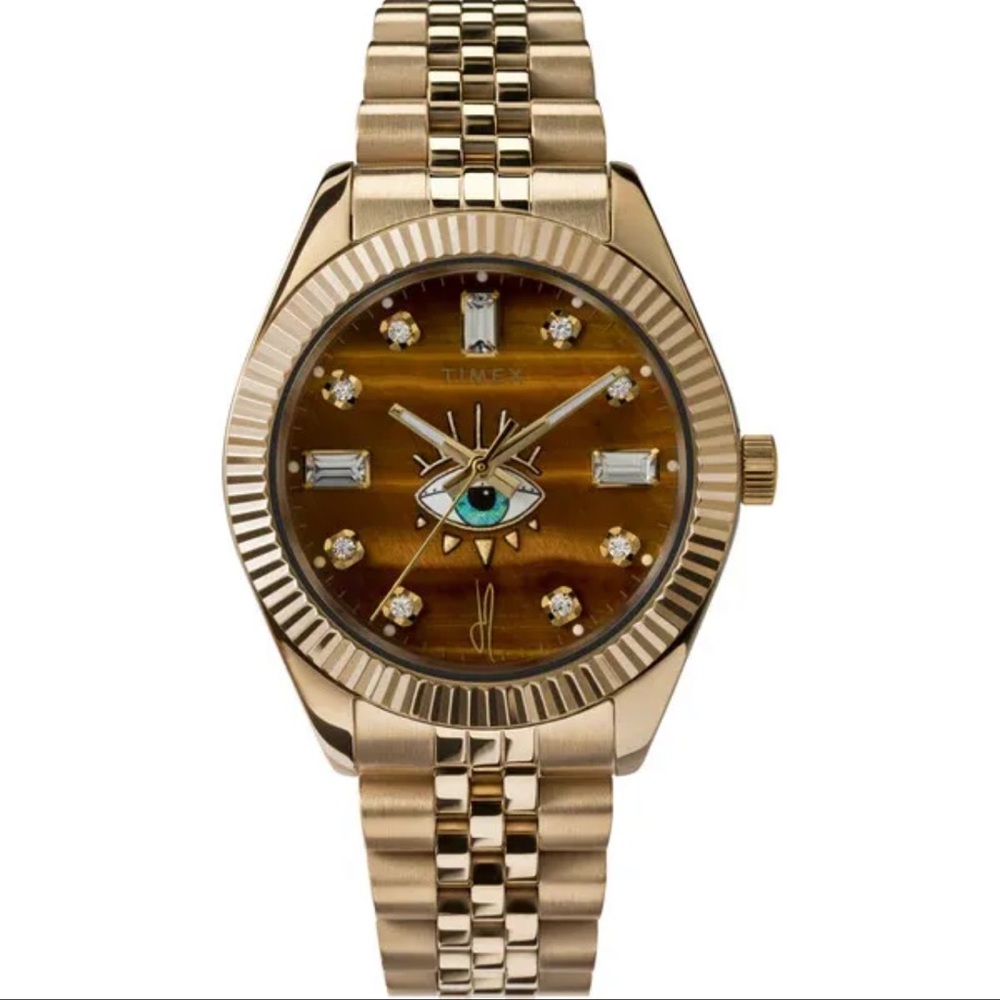 Timex x Jacquie Aiche
Gold Women's Watch with Eye Design